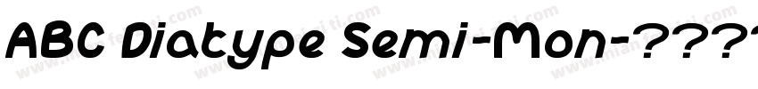 ABC Diatype Semi-Mon字体转换